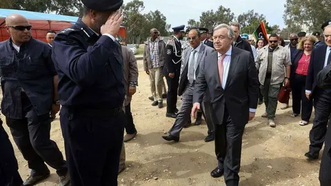 El secretario general de la ONU en Libia.