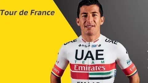 Sergio Henao, ciclista colombiano del UAE Team Emirates.