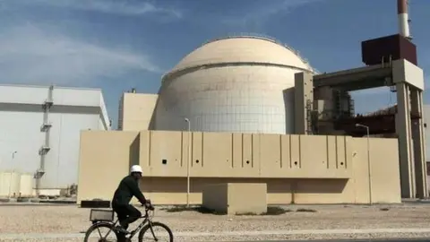 Reactor nuclear en Bushehr en Irán. (Fuente externa)
