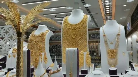 Joyas de oro en Emiratos Árabes Unidos. (EL CORREO)
