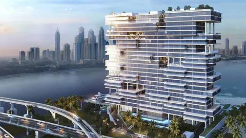 Una imagen del edificio One The Palm en Dubai.