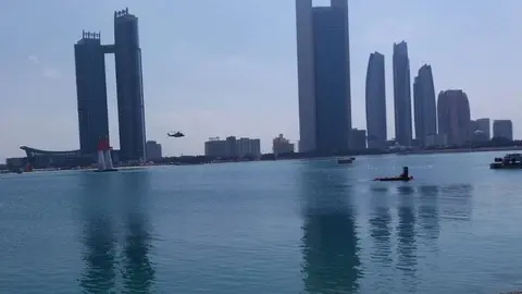 Una imagen de la Corniche de Abu Dhabi. (EL CORREO)