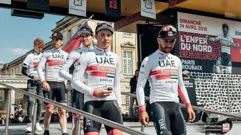 Integrantes del Team Emirates. (Team Emirates Oficial)