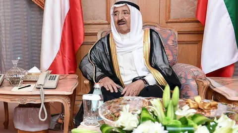 El jeque Sabah Al-Ahmad Al-Jaber Al-Sabah, emir de Kuwait. (WAM)