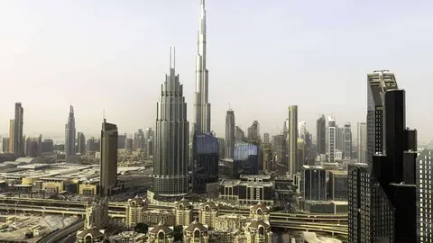 El edificio Burj Khalifa en Dubai. (Bloomberg)
