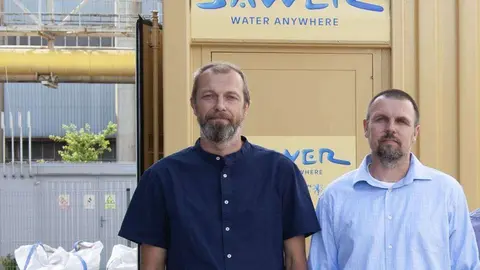 Los científicos checos en Abu Dhabi.