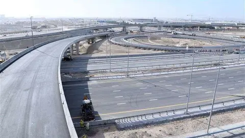 Carretera al sitio de la  Expo en Dubai.