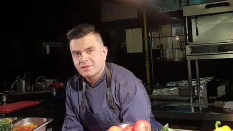 El joven chef colombiano Andrés Grajales. (Cedida)