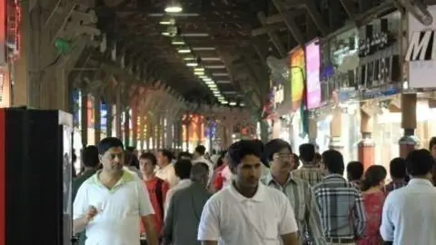 Uno de los zocos de Dubai. (EL CORREO)