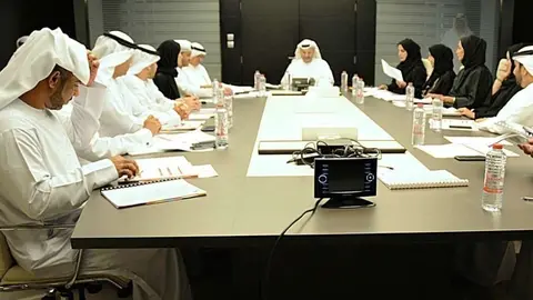 La 45 reunión del Comité Nacional de Lucha contra la Trata de Personas estuvo presidida por el ministro Gargash. (WAM)