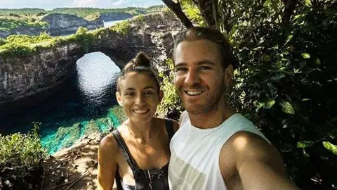 La pareja australiana detenida en Irán. (Instagram)