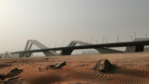 El puente Sheikh Zayed de Abu Dhabi. (EL CORREO)