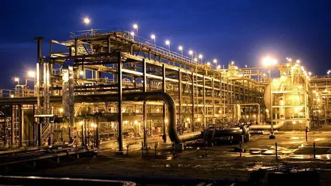 Una instalación de Saudi Aramco.