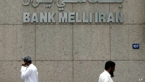 El Banco Nacional de Irán en Dubai. (Fuente externa)