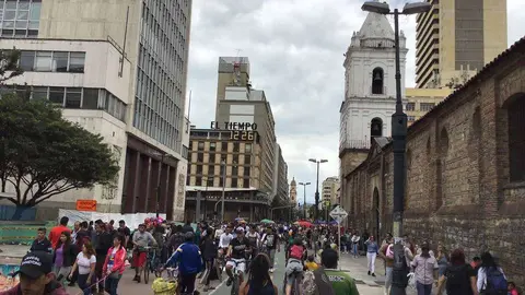 Imagen urbana de Bogotá. (ELCORREO)