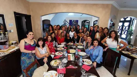 El Club Damas Latinas en su homenaje a Mariela Jägge. (Cedida)