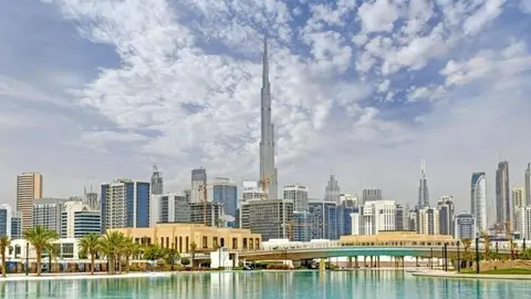 Una imagen del centro de Dubai. 