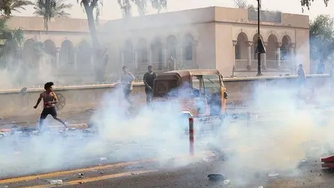 Manifestaciones y protestas en Irak.