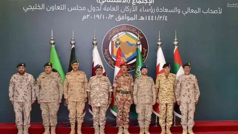 Jefes de Estado Mayor de los países del Consejo de Cooperación del Golfo. (WAM)