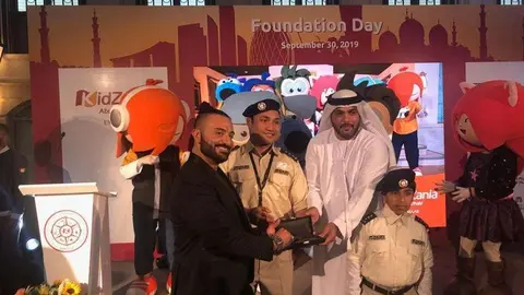 Un momento de la inauguración de Kidzania en Yas Mall.