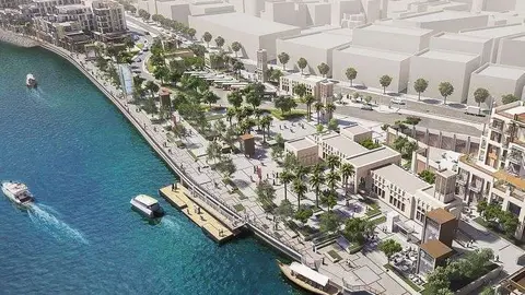 Recreación de la extensión del Zoco del oro en Dubai.