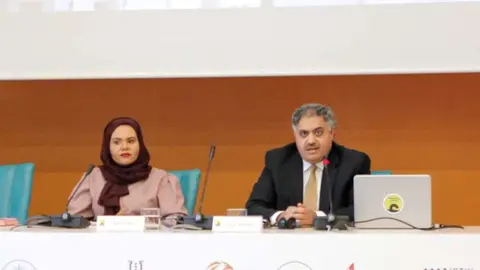 Conferencia de Ali Al Abdan en Madrid. (WAM)