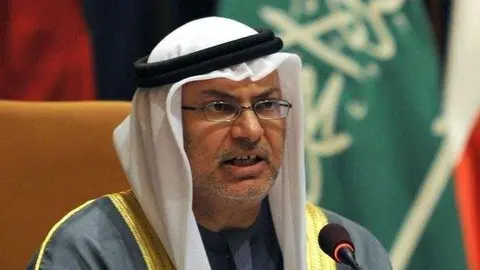 El ministro de Estado de Asuntos Exteriores de EAU, Anwar Gargash.