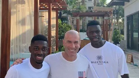 Zidane en Dubai.