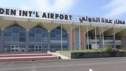 Una imagen del Aeropuerto Internacional de Adén.