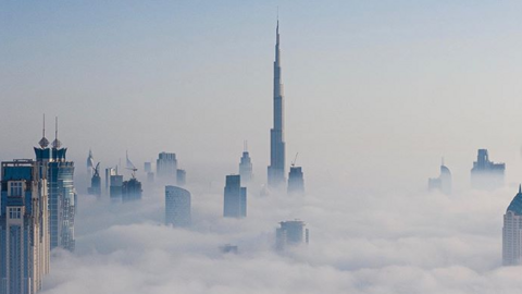 Espectacular imagen de Dubai tomada por el jeque Hamdan.