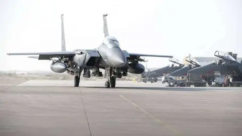 Modelos de avión F-15 de EEUU.