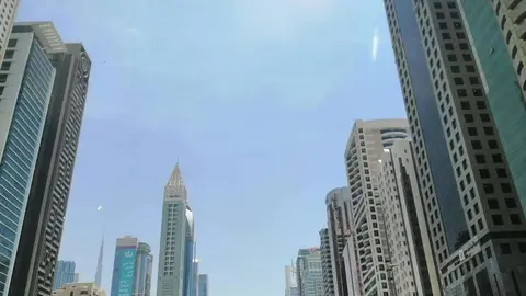 Edificios en Sheikh Zayed Road  de Dubai. (EL CORREO)