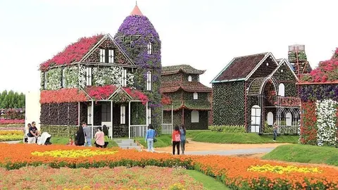 Una imagen de EL CORREO del Dubai Miracle Garden.