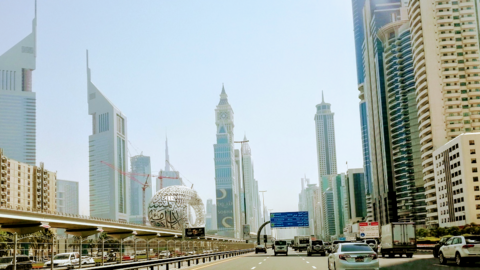 Una perspectiva de Sheikh Zayed Road. (EL CORREO)