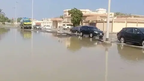 Inundaciones en la ciudad de Kalba.