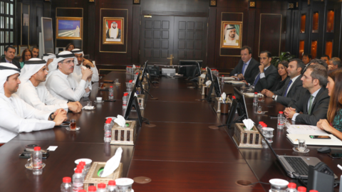 Un momento del encuentro entre Dewa y empresas españolas.