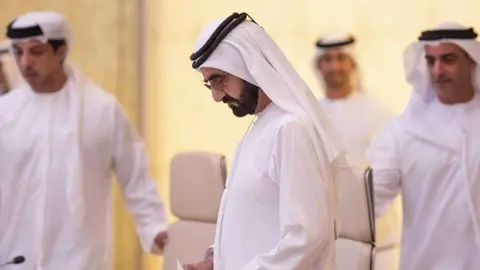 El gobernante de Dubai.