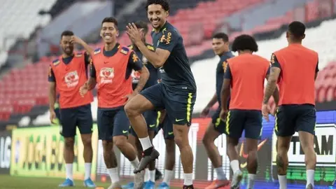 La selección brasilera se prepara para encuentro amistoso en Abu Dhabi. (Imagen: confederación Brasilera de Fútbol, web oficial)