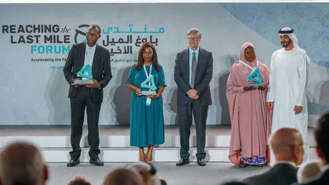 Premiación a los ganadores. (The National)