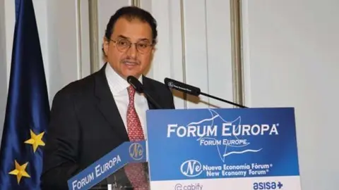 El embajador de Arabia Saudí en España: príncipe Mansour Bin Khalid Al Farhan Al-Saud