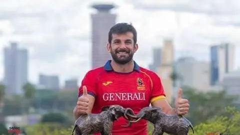 El jugador de rugby español Javier de Juan.