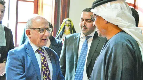 Un momento del acto de entrega de objetos celebrado en México.