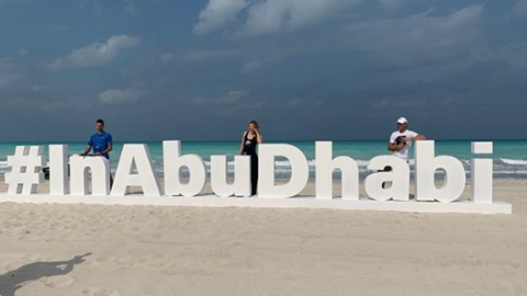 Foto de Instagram de Rafa Nadal donde aparece con María Sharapova y Novak Djokovic.