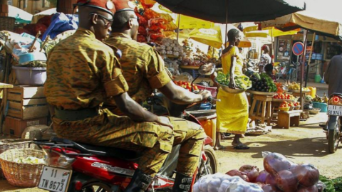 Fuerzas de seguridad en Burkina Faso.