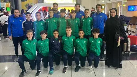 El Infantil del Real Betis en Al Ain.