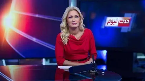 La periodista de televisión Najwa Kassem.