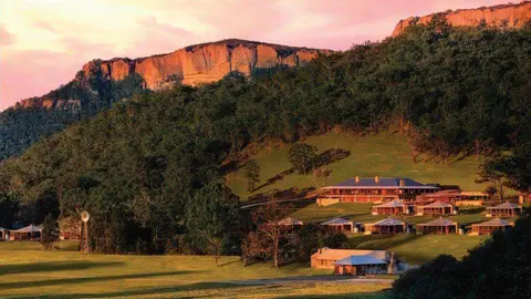 El complejo One & Only Wolgan Valley de Emirates tiene 1.600 hectáreas y se inauguró en octubre de 2009.
