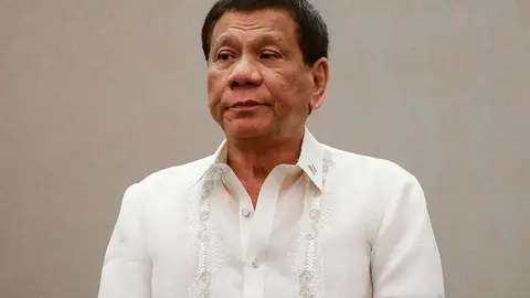 El presidente de Filipinas, Rodrigo Duterte.