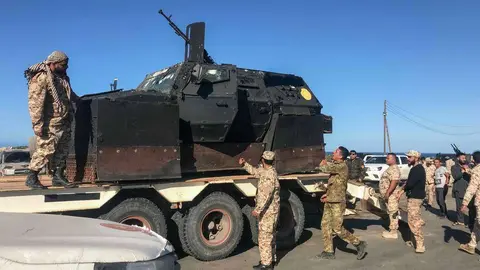 Enfrentamientos en Libia.