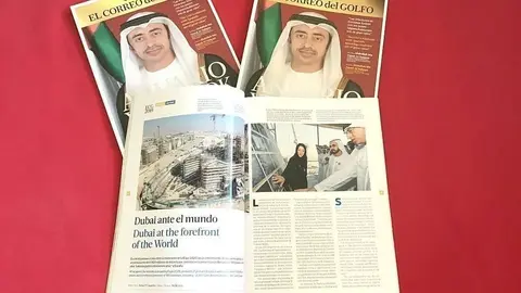 Portada y detalle de páginas interiores del Anuario 2019 de EL CORREO DEL GOLFO. (EL CORREO)